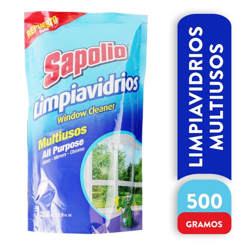 Limpiador Sapolio Vidrio Doypack -500 ml