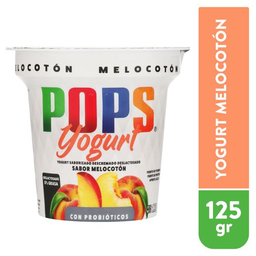 Yogurt Pops sabor melocoton - 125 g