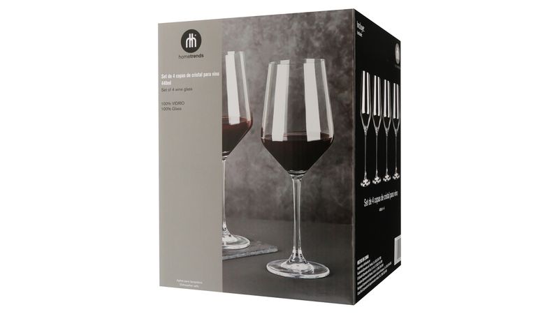 Copas de vino Set de 4. Cristal · Bicos Incolor producidad por