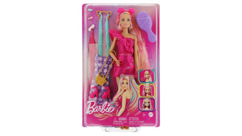 Barbie peinados discount de arcoíris walmart