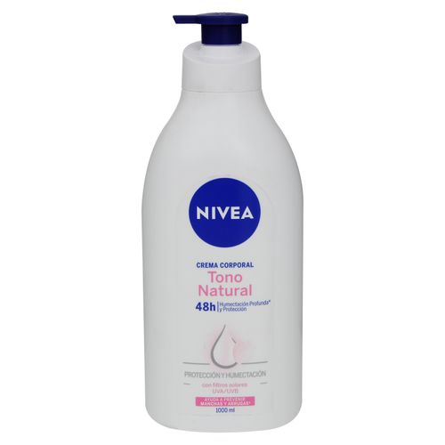 Crema Nivea Corporal Humectante Tono Natural-1000 ml