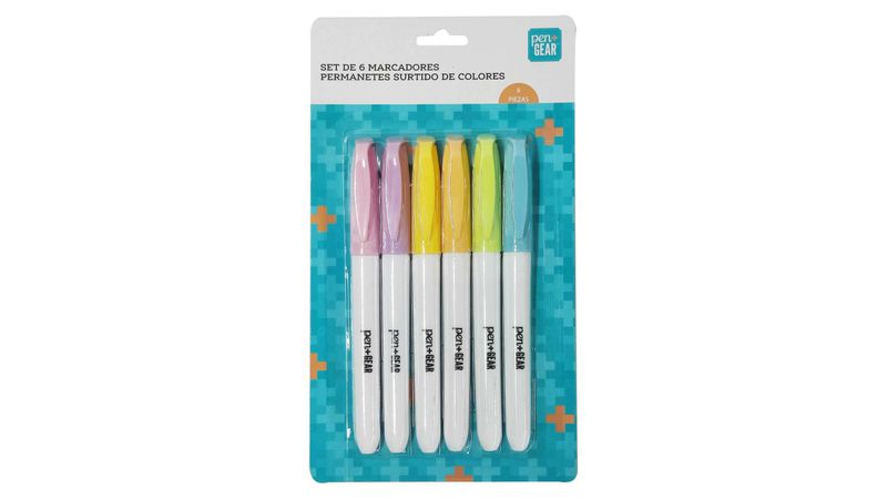 Comprar Mini Resaltadores Pen + Gear - 6 Piezas