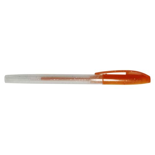 Bolígrafo de gel Pen Gear, con brillantina, color naranja