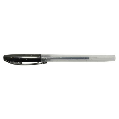 Bolígrafo de gel Pen Gear, con brillantina, color negro