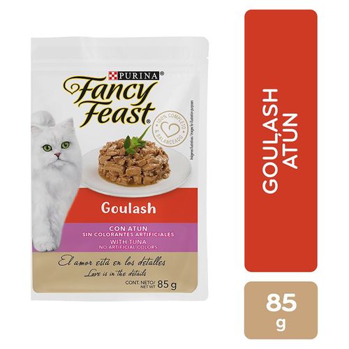 Alimento Húmedo Purina Fancy Feast Goulash Sabor Atún 85g (3oz)