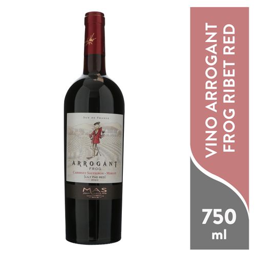 Vino tinto Arrogant cabernet sauvignon - merlot - 750 ml