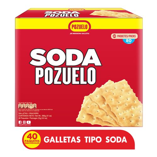 Galletas Soda Pozuelo -880g