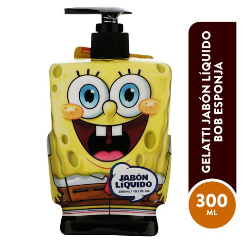 Jabón Líquido Gelatti, Bob Esponja -300ml