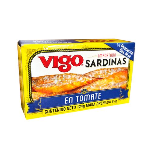 Sardinas En Tomate Vigo 124gr