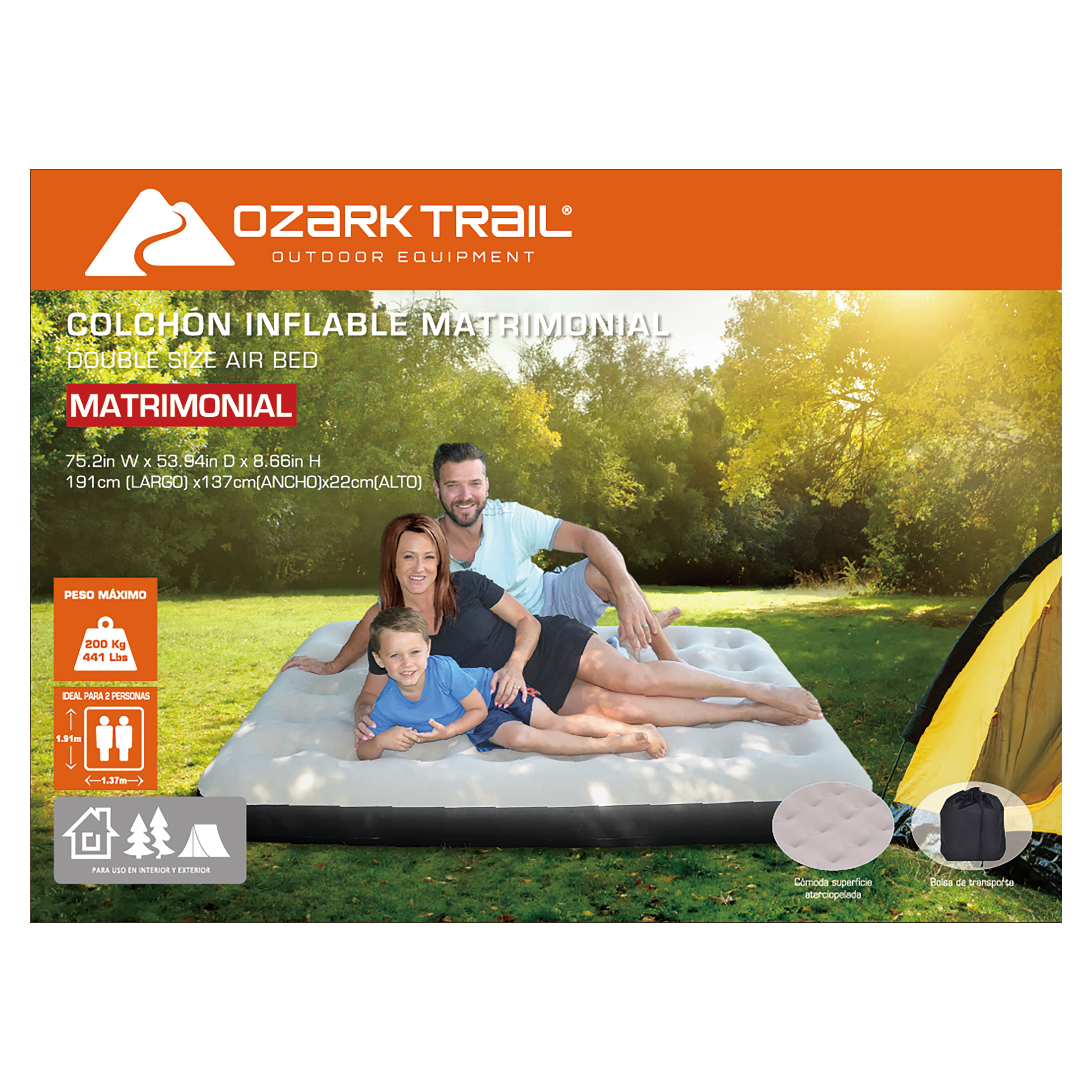 Comprar Colchón Matrimonial Ozark Trail, Inflable -19x137x22cm | Walmart  Costa Rica - Maxi Palí | Compra en línea
