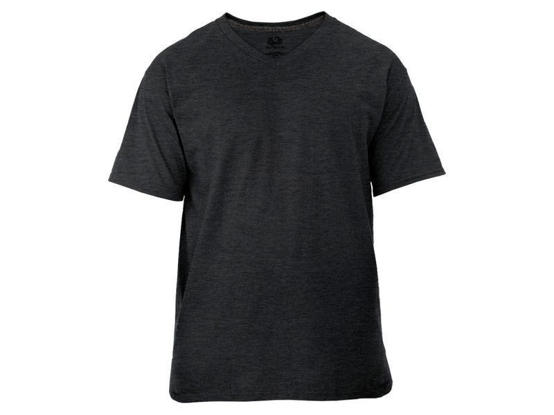 Camiseta-Fruit-Of-The-Loom-Cuello-V-color-gris-Talla-M-2-87719