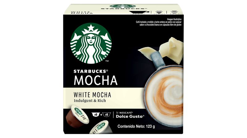 Starbucks Dolce Gusto Mocha White Mocha 12 Capsules