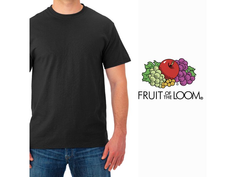 Camiseta-Fruit-Of-The-Loom-Cuello-Redondo-color-negro-Talla-M-5-87691