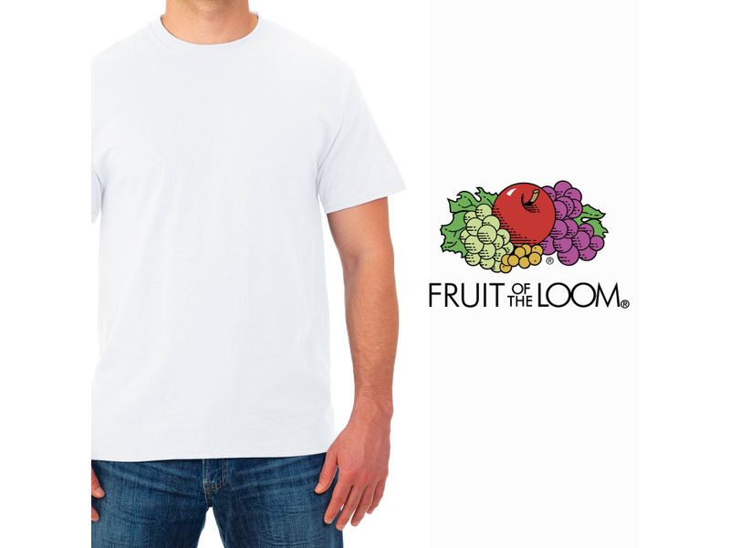 Camiseta-Fruit-Of-The-Loom-Cuello-Redondo-color-Blanco-Talla-M-5-87695