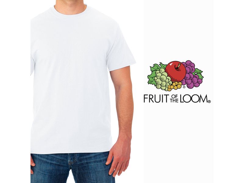 Camiseta-Fruit-Of-The-Loom-Cuello-Redondo-color-Blanco-Talla-XL-5-87697