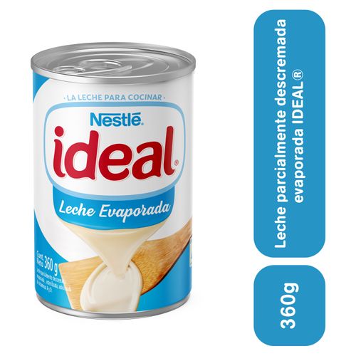 Leche Ideal Evaporada Nestlé, lata - 360g