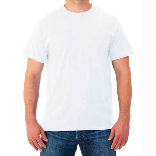 Camiseta Fruit Of The Loom Cuello Redondo, color Blanco -Talla M