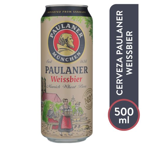 Cerveza Paulaner Weissbier Lata- 500ml