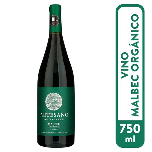 Vino Artesano Orgánico Malbec- 750ml
