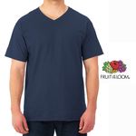 Camiseta-Fruit-Of-The-Loom-Cuello-V-color-azul-Talla-L-4-87714