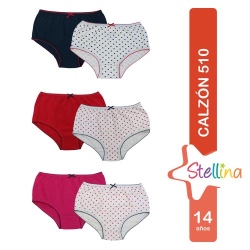 Calzon Stellina, para niña talla 14 -2 uds