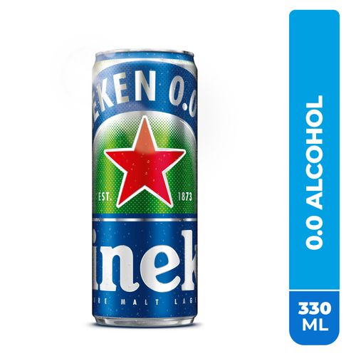 Cerveza Sin Alcohol Heineken 0.0 lata- 330ml