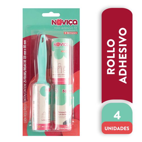 Novica Rollo Adhesivo Kit Fit 4un Ea