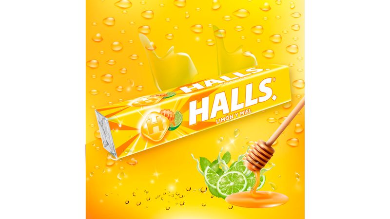 Caramelos Halls Miel Y Limón 25,2g - Masonline - Más Online