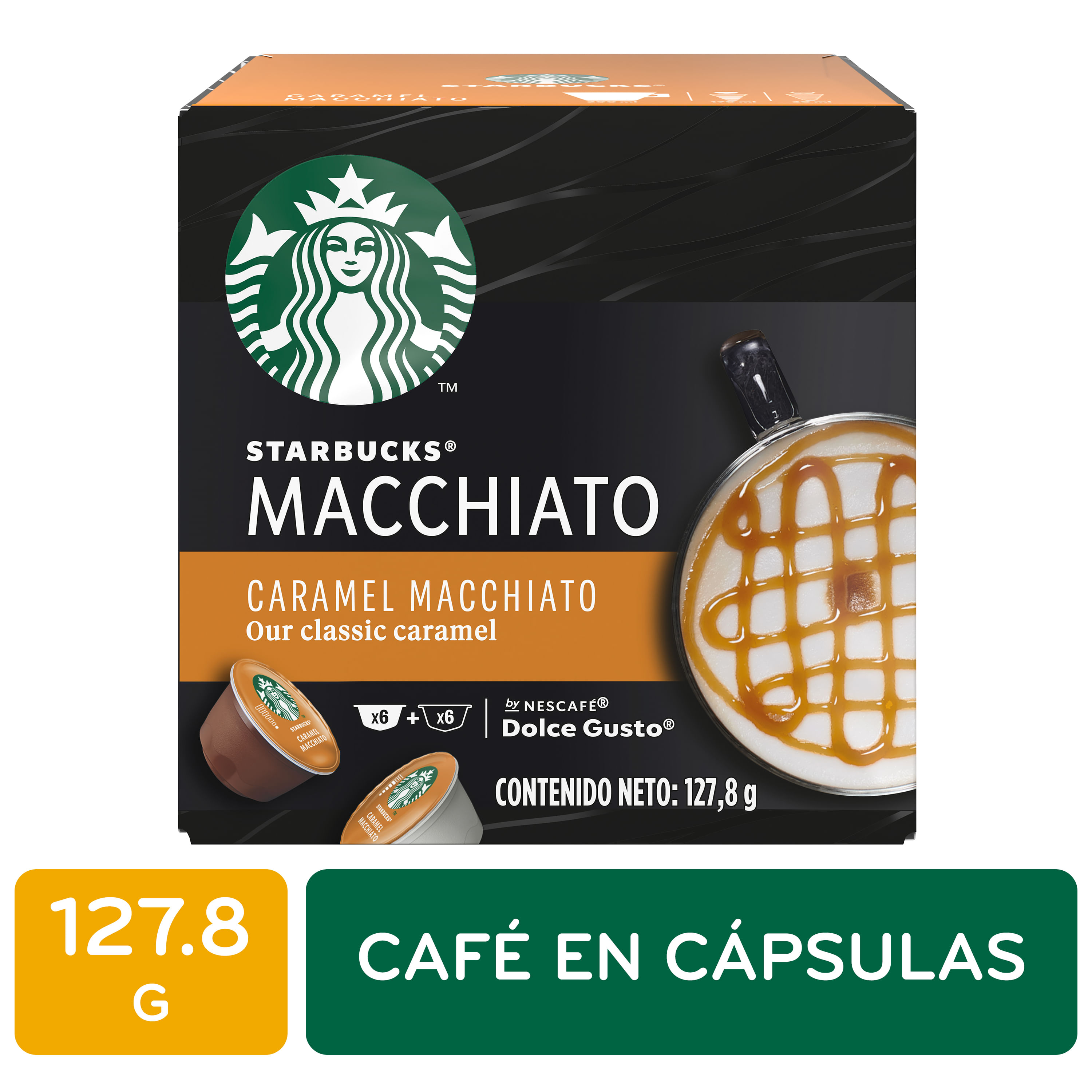 Café Starbucks Caramel Macchiato 12 Cápsulas