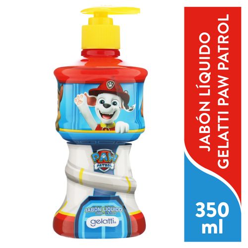 Jabón Líquido Gelatti, Paw Patrol -350ml