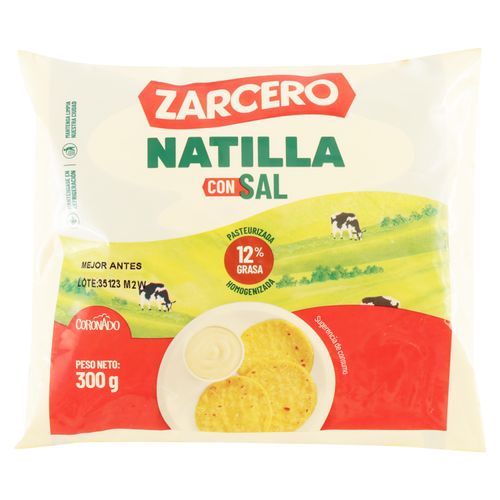 Natilla Zarcero con sal bolsa - 300 g
