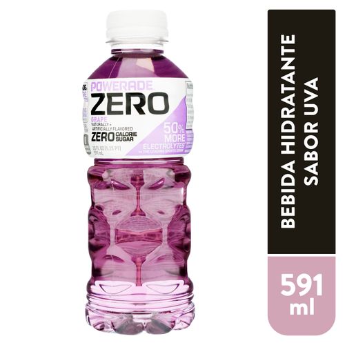 Bebida Powerade, Zero Uva -591ml