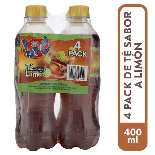 Refresco HiC Té Limón 4 Pack - 400 ml