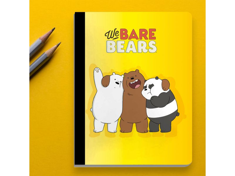 Cuaderno-Bare-Bears-Cosido-Pasta-Rayas-100-Hojas-2-94437
