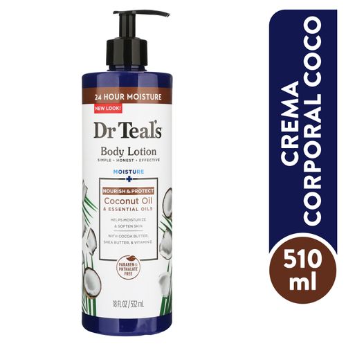 Loción Corporal Dr Teal's Coco -510 ml