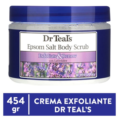 Crema Exfoliante Dr Teal's Lavanda -454 ml