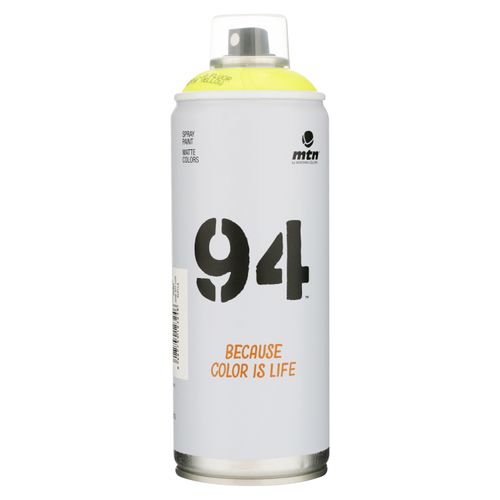 Pintura Montana Aerosol 94 Fluorescente Amarillo Mate 400ml