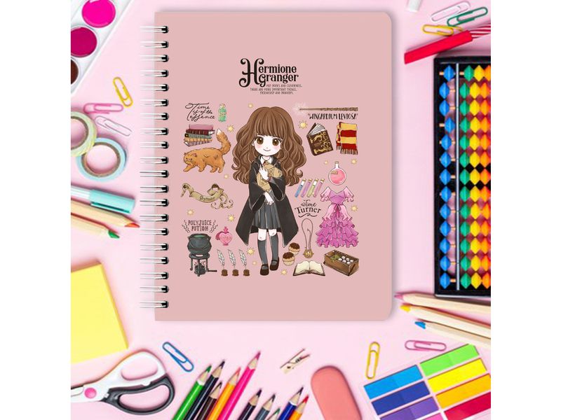 Cuaderno-Doble-Anillo-Pasta-Dura-Tama-o-Profesional-Una-Materia-Con-L-neas-4-83368