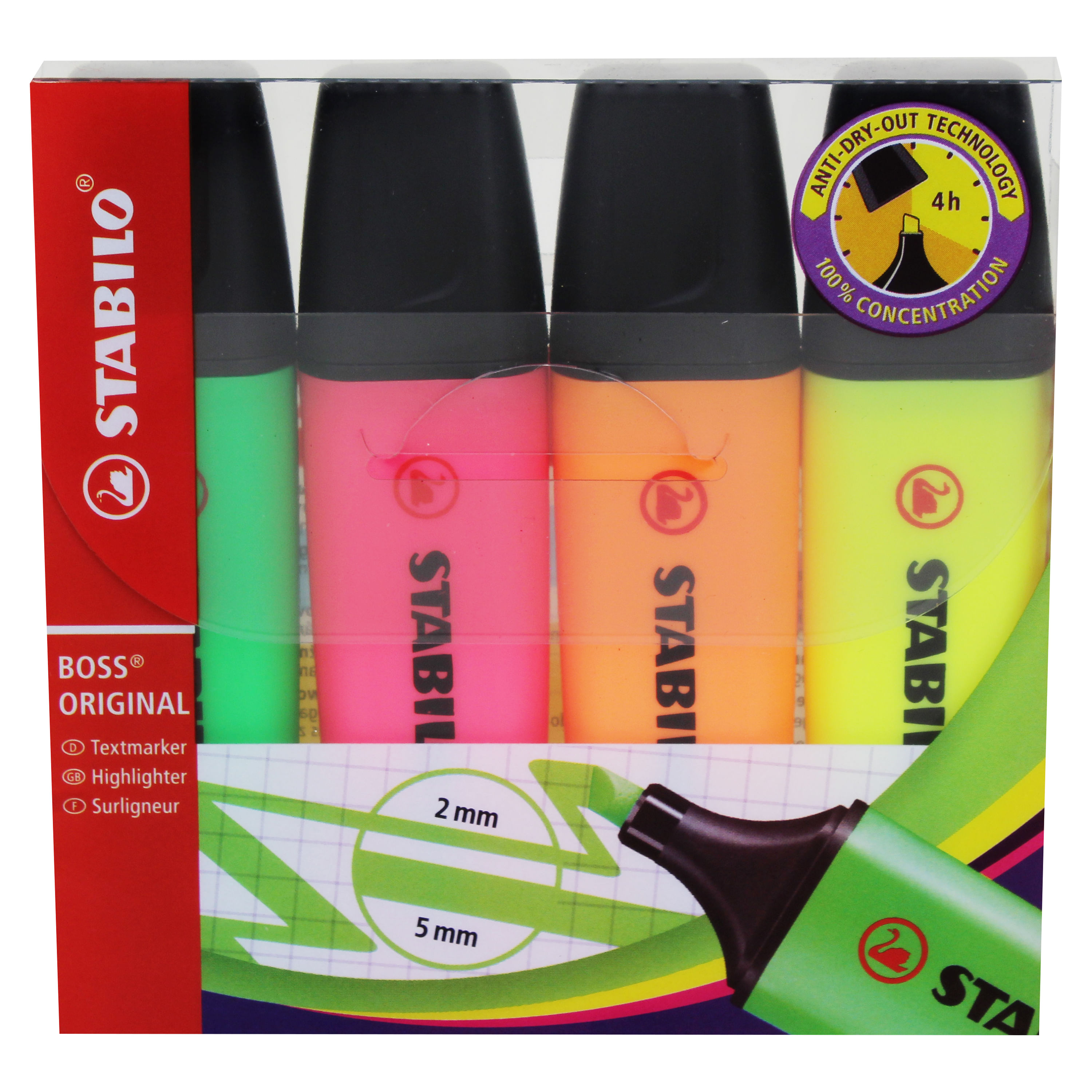 Resaltador-Stabilo-Boss-Surt-Neon-4-unidades-1-29759