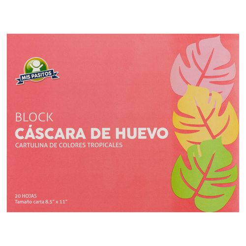 Block cartulina Tropical carta -  20 hojas
