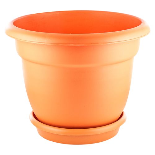 Macetera Fiore con plato  color rojo no.5 - ud