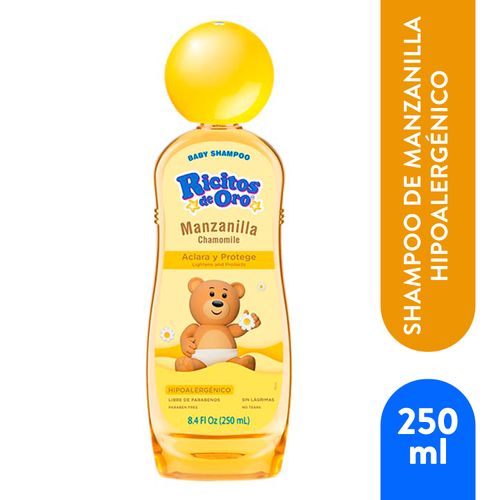 Shampoo Ricitos De Oro Para Bebé Manzanilla -250ml