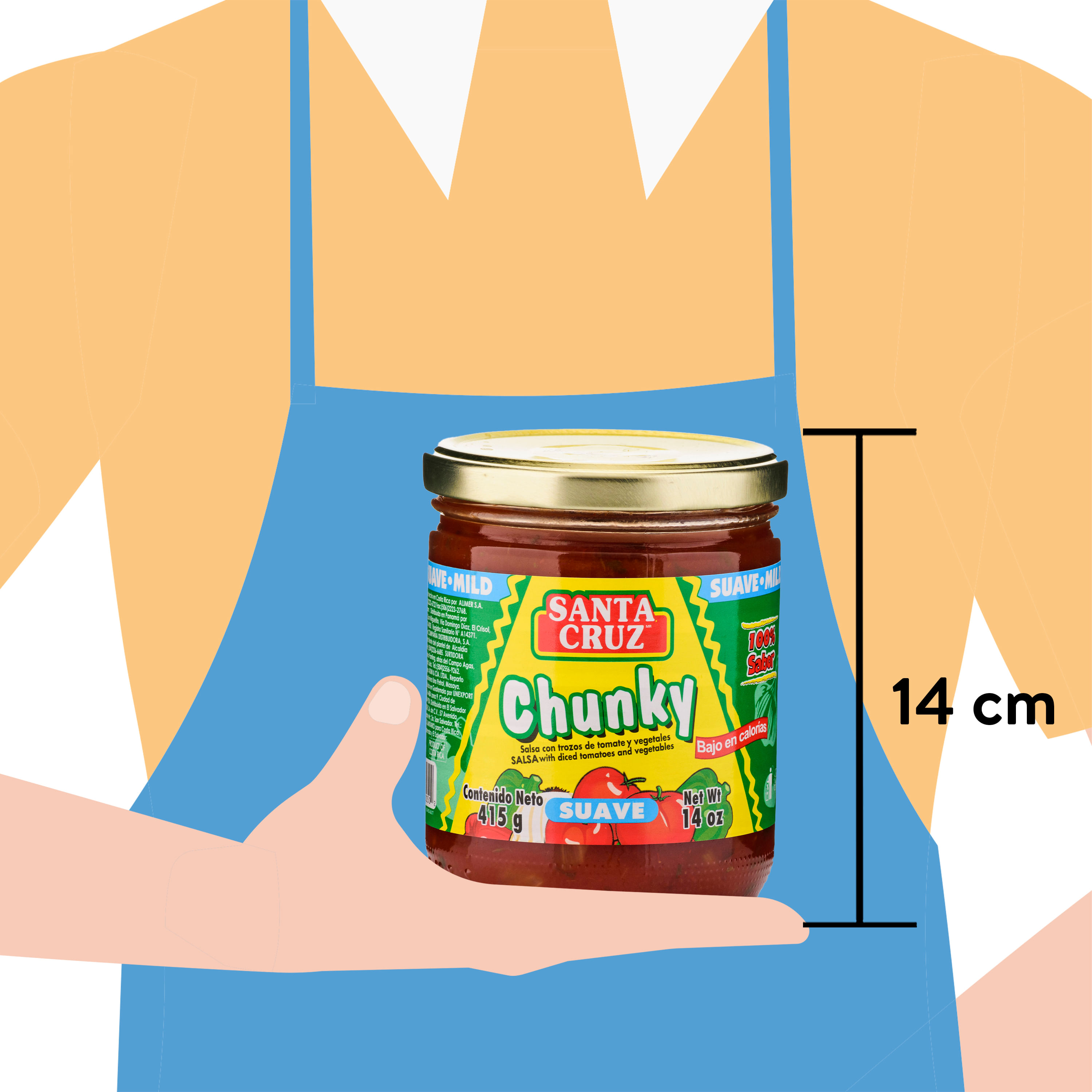 Salsa Santa Cruz Chunky Suave 415gr Maxi Pal Compra en l nea