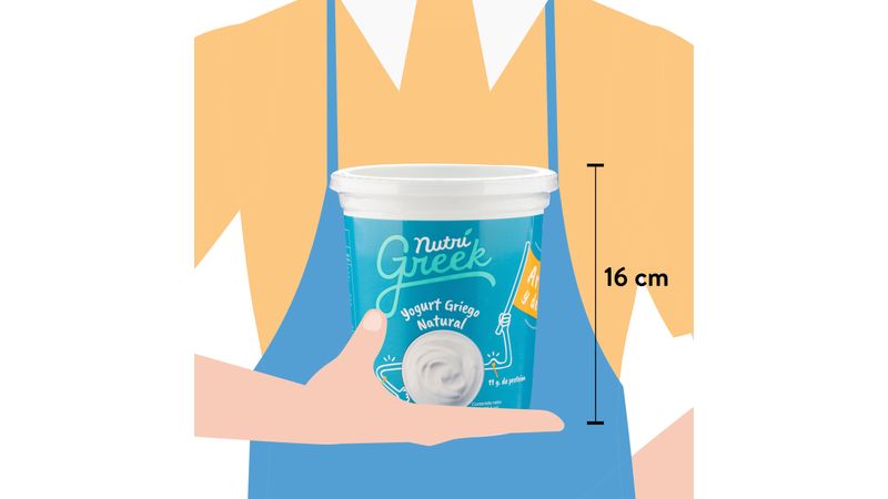 Yogurt Griego Natural 950 g - NutriGreek