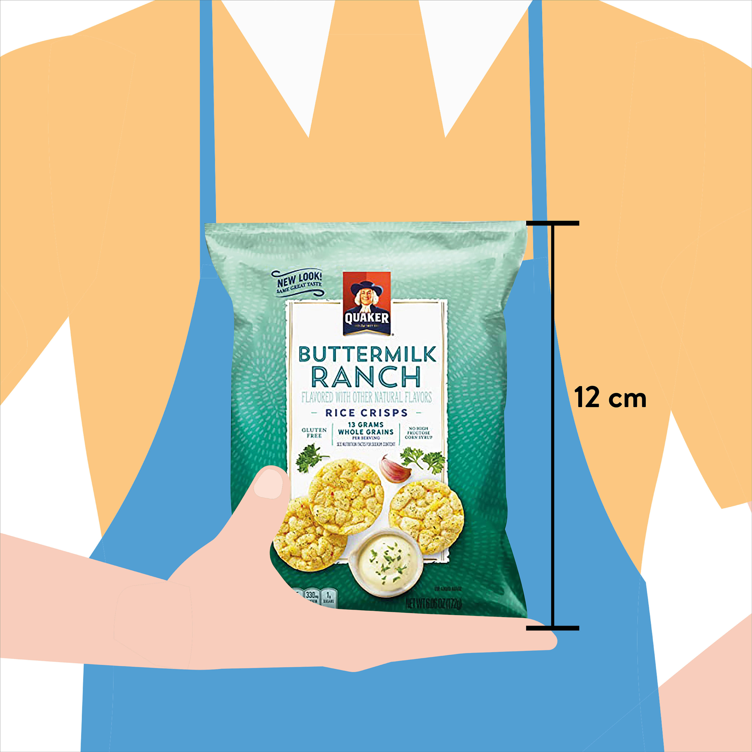 Quaker Rice Crisps Ranch Comprar Snacks Quaker Mini Rice Crisps Ranch -172 g | Walmart Costa ...