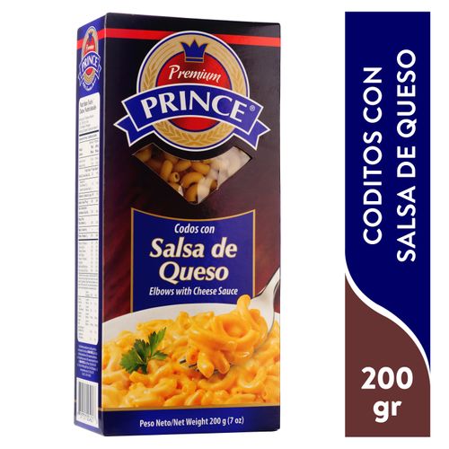 Pasta Prince Coditos Con Salsa Queso - 200gr
