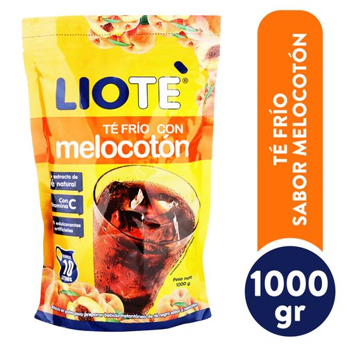 Bebida Lio, en Polvo Té Melocotón - 1000g