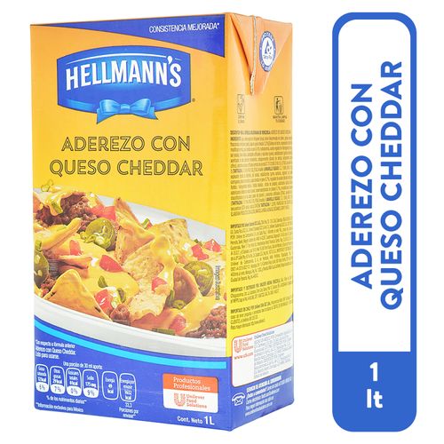 Salsa Hellmanns De Queso - 1000ml