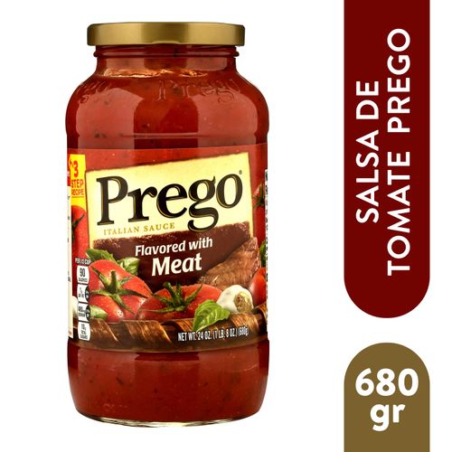 Salsa Prego De Tomate Carne - 680gr
