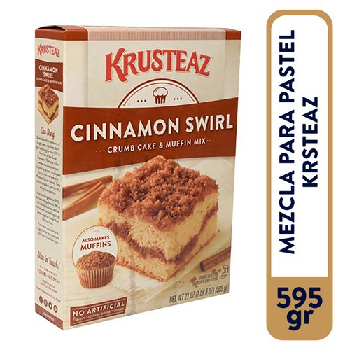 Mezcla Krusteaz Cinnamon  Pastel - 595gr